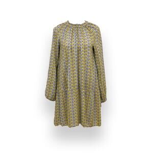 UNITED COLORS OF BENETTON Y2K Baby Doll Dress w/ Shirred Neckline